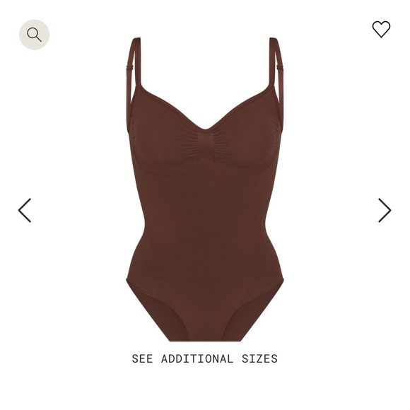 Skims Seamless Sculpt Brief Bodysuit in cocoa - Picture 3 of 7